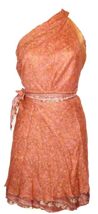Jupe courte rose poudrée