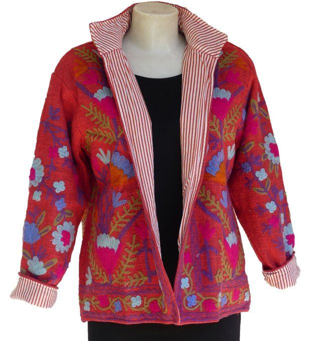 Veste SUZANI rose foncée 