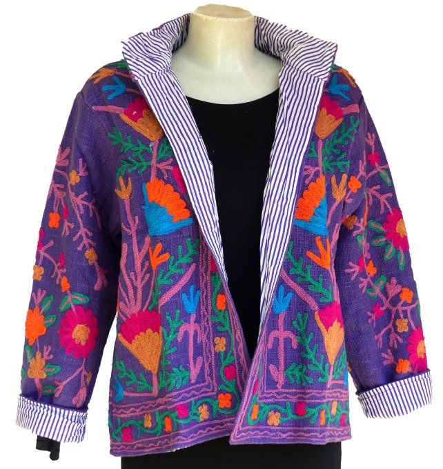 Veste SUZANI violette