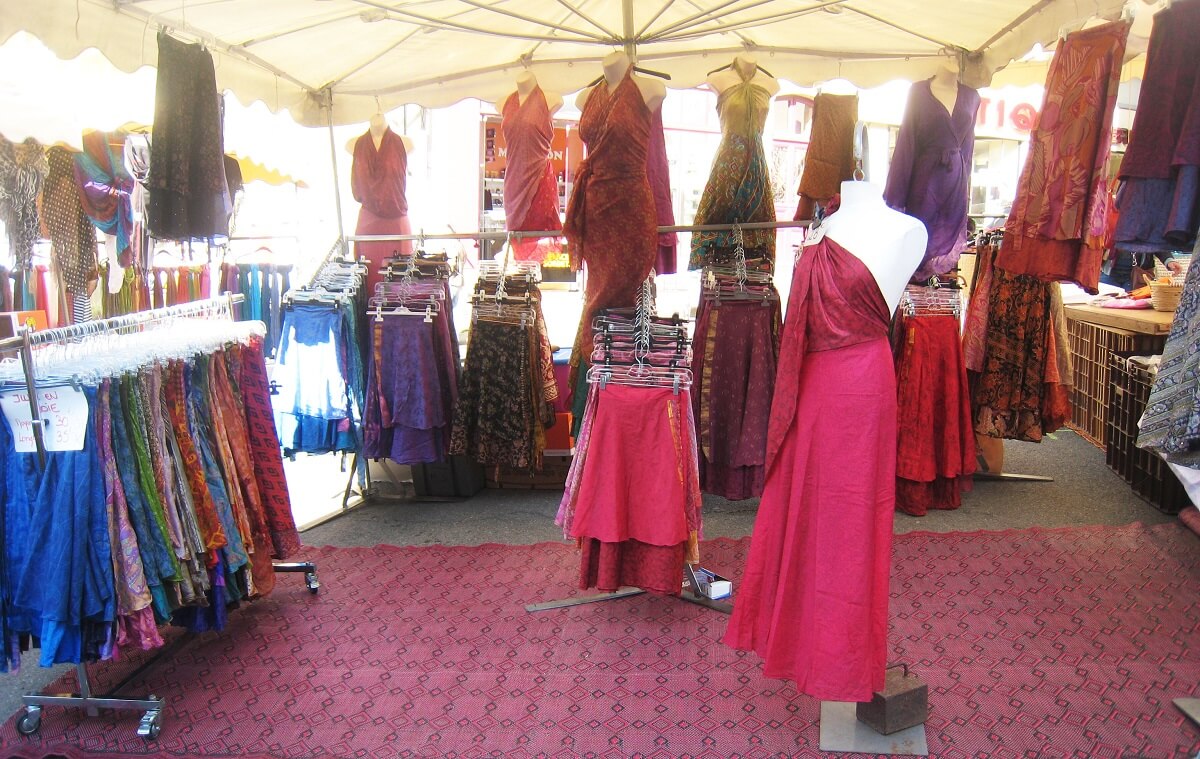 notre stand de marché